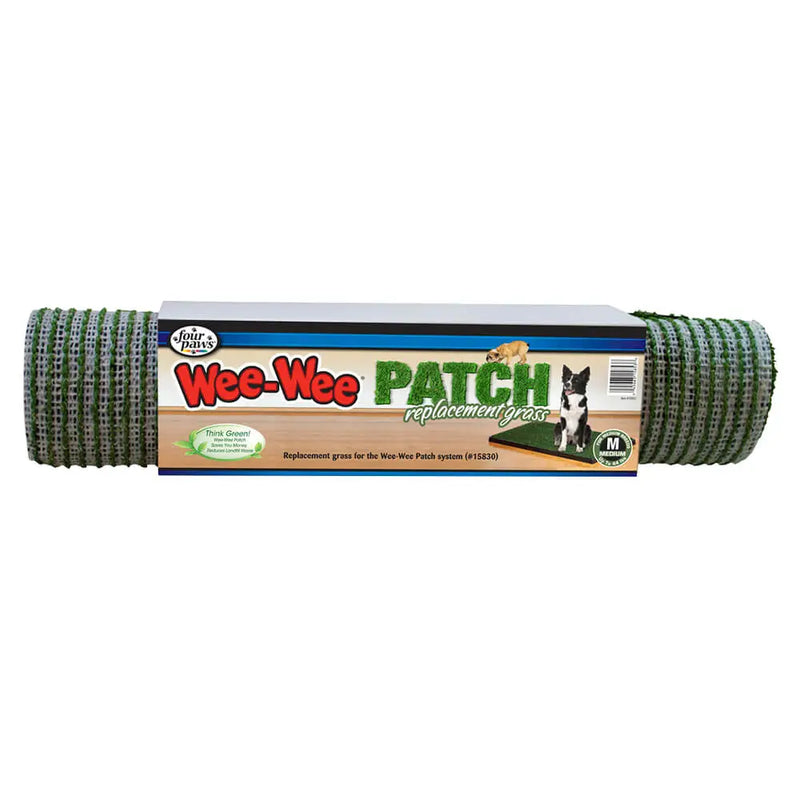 Four Paws Wee-Wee Patch Indoor Potty Replacement Grass Medium 29″ x 19″ x 0.5″