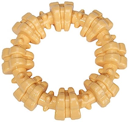 NYLABONE DURACHEW TEXTURED RING CHICKEN BLISTER CARD LARGE