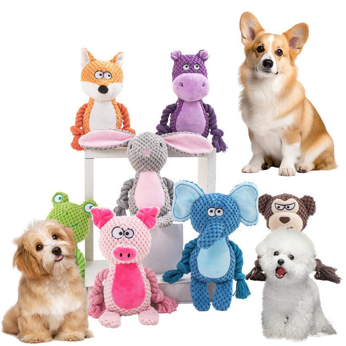 Juguete de peluche para perros que chirría - EL ENVÍO ESTÁ INCLUIDO EN EL PRECIO DE ESTE PRODUCTO