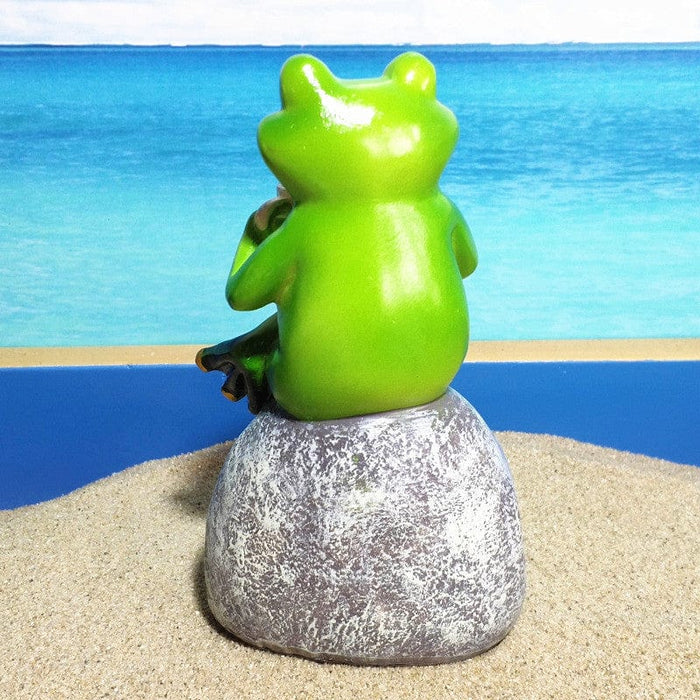 Frog Statue Figurine Garden Ornament - SHIPPING IS INCLUDED IN THE PRICE OF THIS PRODUCT