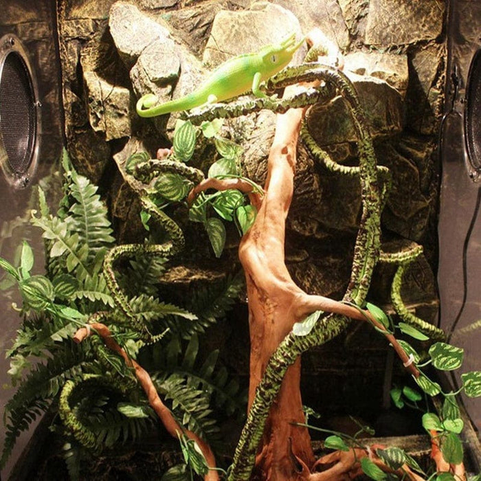 Planta de simulación de selva tropical de reptiles, árbol de ratán, enredadera - EL ENVÍO ESTÁ INCLUIDO EN EL PRECIO DE ESTE PRODUCTO