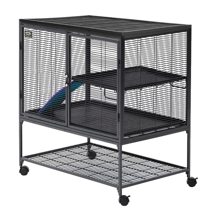 Midwest Critter Nation Single Level Pet Pen Gray 36" x 24" x 39"