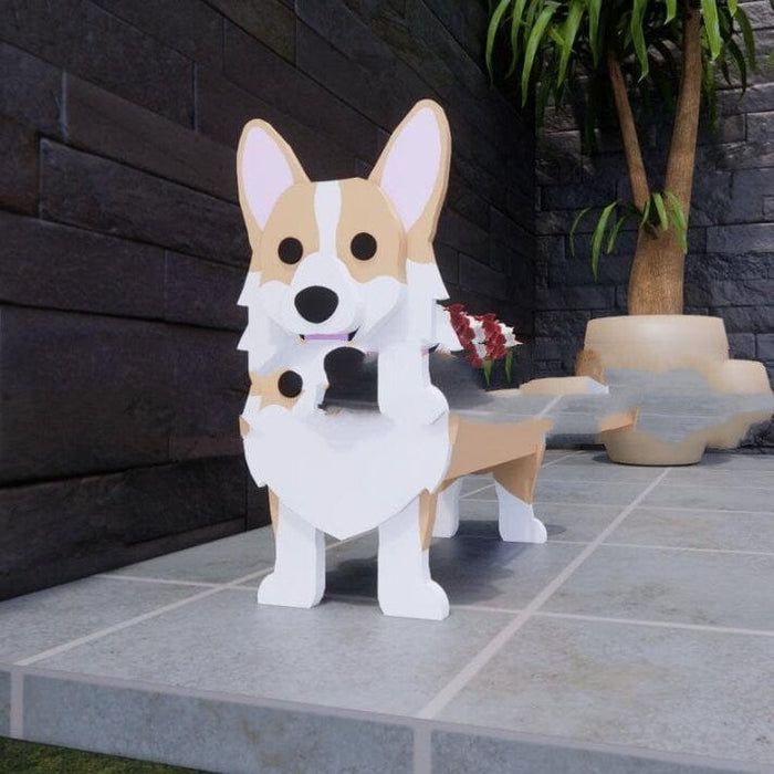 Wooden Pet Flower Pots - Garden Ornament - SHIPPING IS INCLUDED IN THE PRICE OF THIS PRODUCT