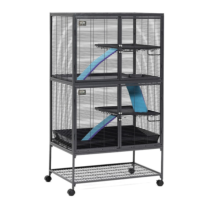 Midwest Critter Nation Double Level Pet Pen Gray 36" x 24" x 63"