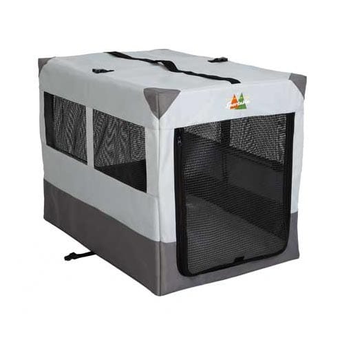 Jaula deportiva Midwest Canine Camper gris de 36" x 25,50" x 28"