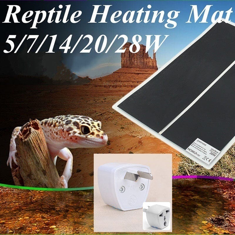 Calentadores debajo del tanque para reptiles