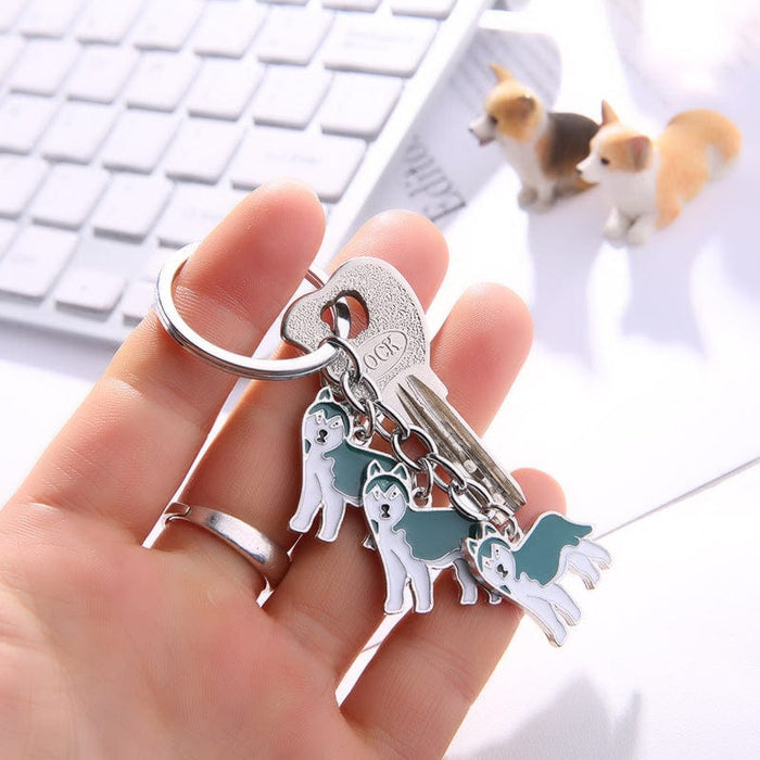 Little Creative Gifts Metal Key Ring Pet Dog Keychain Pendant - SHIPPING IS INCLUDED IN THE PRICE OF THIS PRODUCT