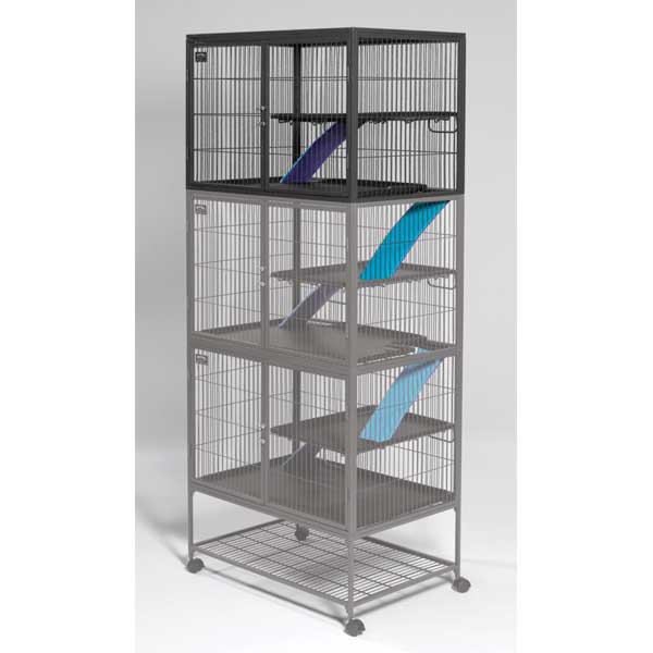 Midwest Ferret Nation Add-On Single Unit Gray 36" x 25" x 24"