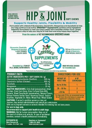 Greenies Supplements Hip & Joint 30 Count