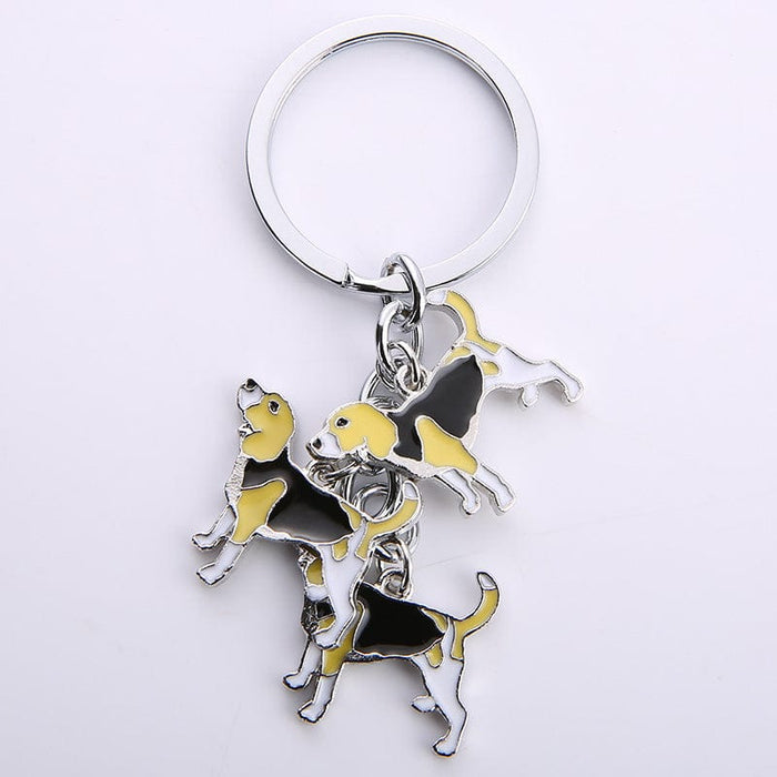 Little Creative Gifts Metal Key Ring Pet Dog Keychain Pendant - SHIPPING IS INCLUDED IN THE PRICE OF THIS PRODUCT