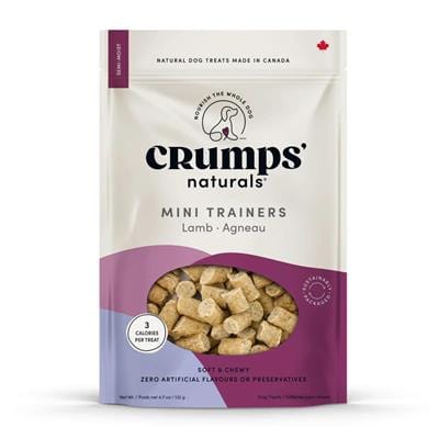 Crumps Naturals Dog 4.6oz. Mini Trainers Semi-Moist Lamb