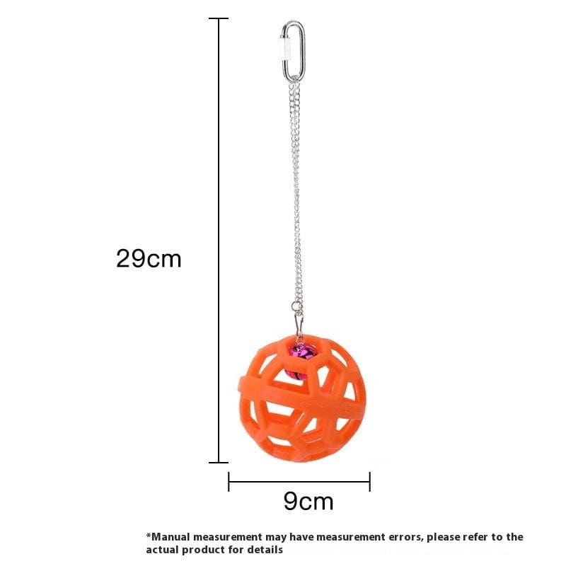 Parrot Hanging Bell Ball Bird Toy - SHIPPING IS INCLUDED IN THE PRICE OF THIS PRODUCT