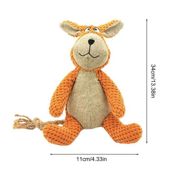 Plush Squeaky Dog Toy - SHIPPING IS INCLUDED IN THE PRICE OF THIS PRODUCT