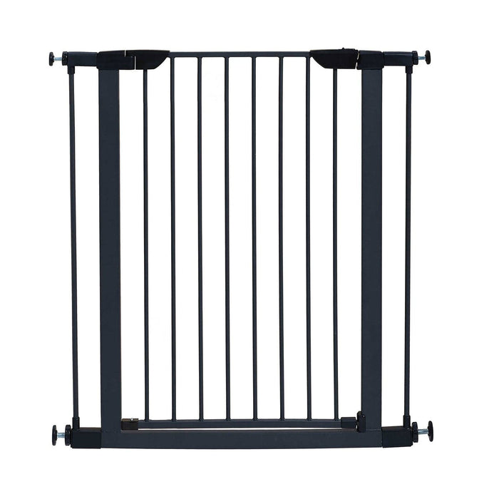 Midwest Glow in the Dark Steel Pressue Mount Pet Gate Tall Graphite 29.5" - 38" x 1" x 29.88"