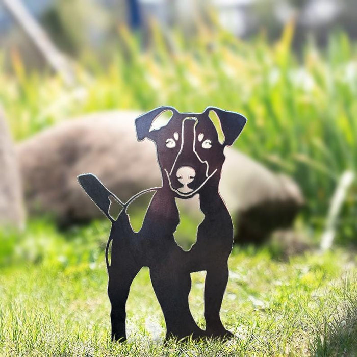 Metal Dog Silhouette Garden Ornament - SHIPPING IS INCLUDED IN THE PRICE OF THIS PRODUCT