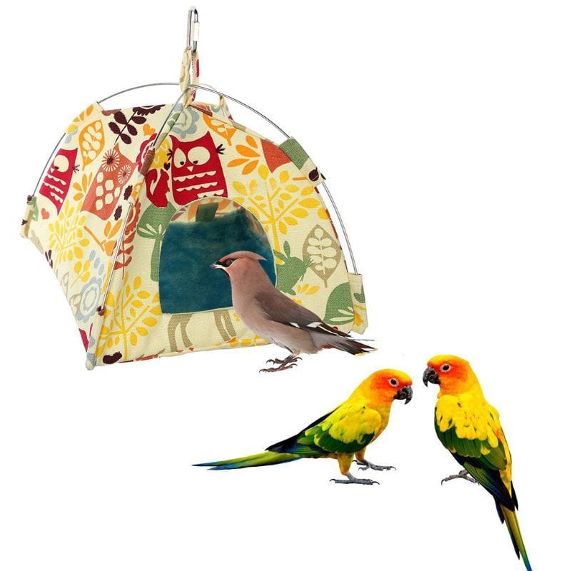 Hanging Canvas Bird Tent -  Bird Nest                  SHIPPING IS INCLUDED IN THE PRICE OF THIS PRODUCT