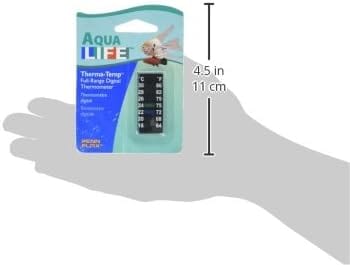 Penn Plax Aquarium Thermometer Therma Temp  2" Digital Strip Thermometer