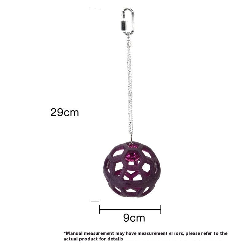 Parrot Hanging Bell Ball Bird Toy - SHIPPING IS INCLUDED IN THE PRICE OF THIS PRODUCT