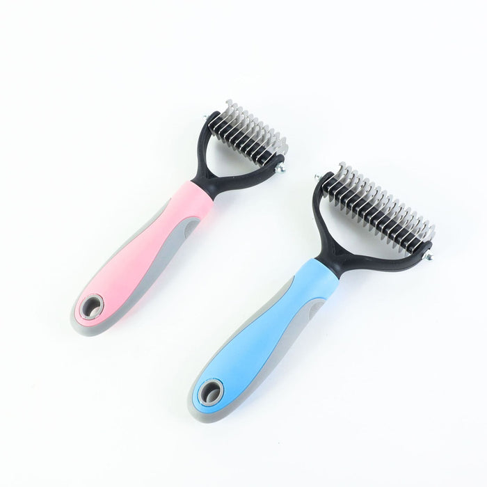 Dog Brush - Stainless Double-sided Pet Brush Hair Removal Comb Grooming Dematting Dog Grooming Shedding Tools                                                                                              SHIPPING IS INCLUDED IN THE PRICE OF THIS PRODUCT