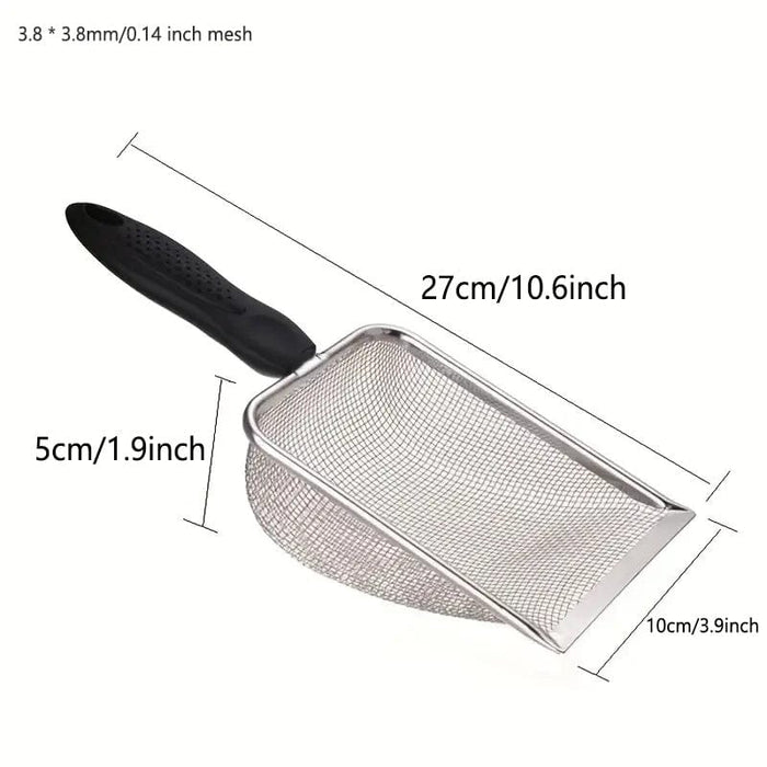 Cat Litter Scoop Stainless Steel Mesh -  SHIPPING IS INCLUDED IN THE PRICE OF THIS PRODUCT