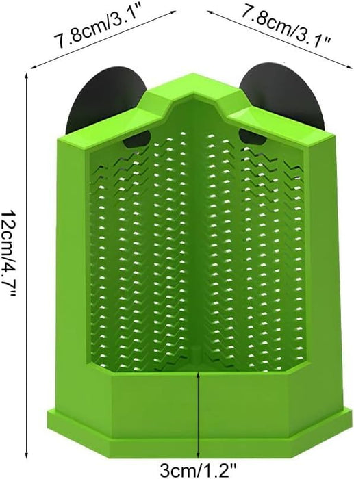 Reptile Corner Feeder Box Wall-Mounted With Suction Cups For Lizard Iguana Gecko Bearded Dragon -  SHIPPING IS INCLUDED IN THE PRICE OF THIS PRODUCT