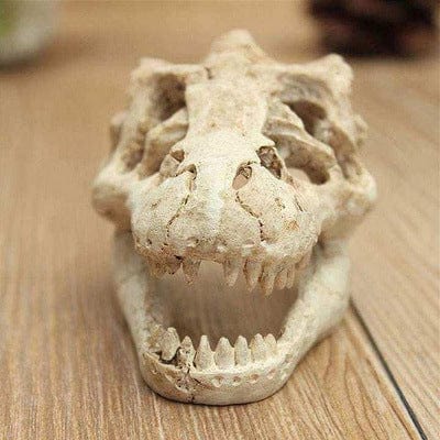 Aquarium Ornament - small resin dinosaur skull - SHIPPING IS INCLUDED IN THE PRICE OF THIS PRODUCT