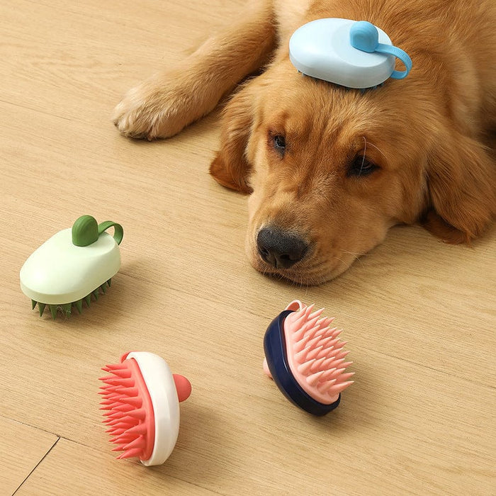 Dog Brush - Soft Silicone Pets Hair Remover Comb Handheld Bath Shower Hair Shampoo Massage Brush For Dogs Cats Cleaning Tools Pet Products                                            SHIPPING IS INCLUDED IN THE PRICE OF THIS PRODUCT