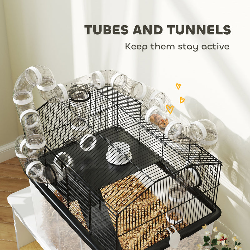 2 Tier Hamster Cage with 12" Deep Tray