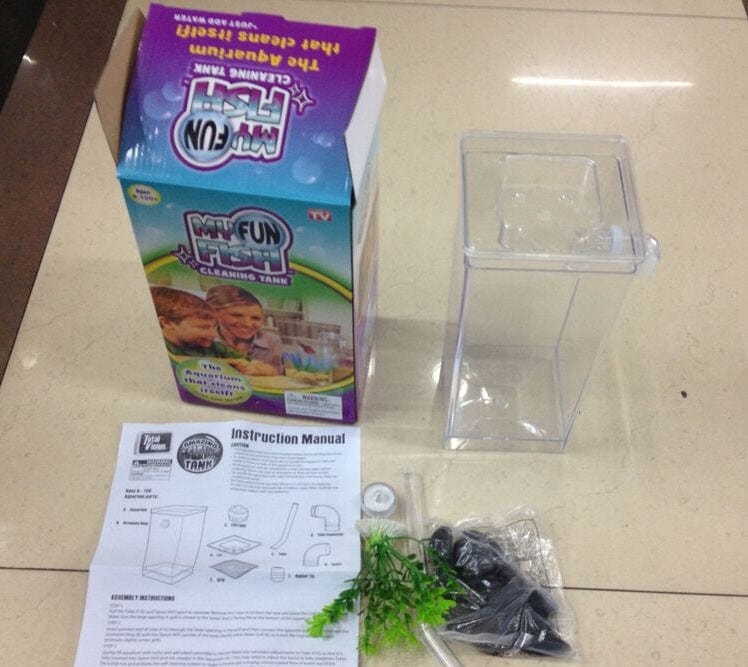 Mini pecera de sobremesa - pecera pequeña de sobremesa autolimpiable - EL ENVÍO ESTÁ INCLUIDO EN EL PRECIO DE ESTE PRODUCTO