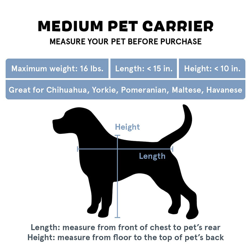 Bark Home Pet Carrier - Olive - Medium Soft Sided Carrier