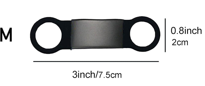 Slide On Pet Id Tag Silicone Medium - Dog Tag - Free Engraving