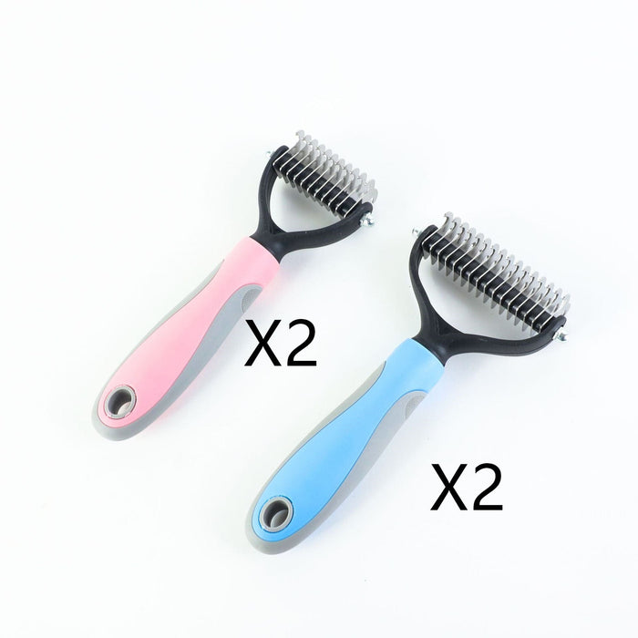 Dog Brush - Stainless Double-sided Pet Brush Hair Removal Comb Grooming Dematting Dog Grooming Shedding Tools                                                                                              SHIPPING IS INCLUDED IN THE PRICE OF THIS PRODUCT