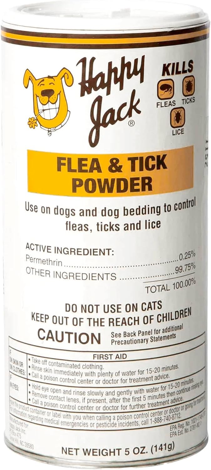 Happy Jack Flea & Tick Powder 5oz