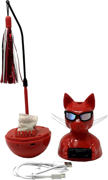 Cat Life™ DJ Whiskerz - Dancing Cat Toy with Wireless Speaker Penn Plax