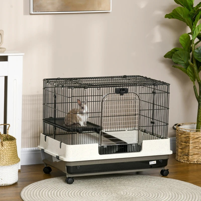 6-tier Platform Rolling Small Animal Cage with a Large Living Space - Ideal for Chinchilla - Ferret - and many more