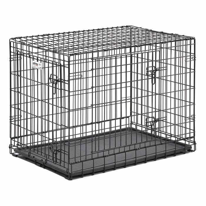 Midwest Ultima Pro Double Door Dog Crate Black 37" x 24.50" x 28"