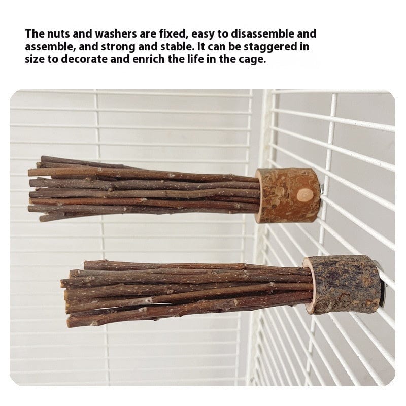 Natural Log Chew Toy - Bird - Hamster - Rabbit - Guinea Pig - Small Animal - SHIPPING IS INCLUDED IN THE PRICE OF THIS PRODUCT