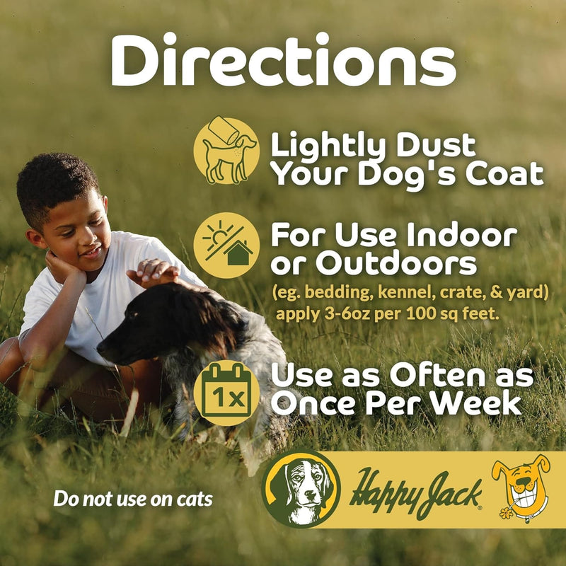 Happy Jack Flea & Tick Powder 5oz