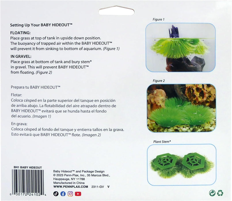 Cascade™ Baby Hideout Breeding Grass Penn Plax