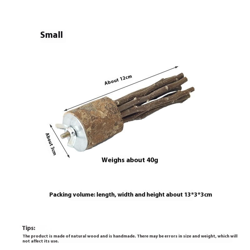 Natural Log Chew Toy - Bird - Hamster - Rabbit - Guinea Pig - Small Animal - SHIPPING IS INCLUDED IN THE PRICE OF THIS PRODUCT