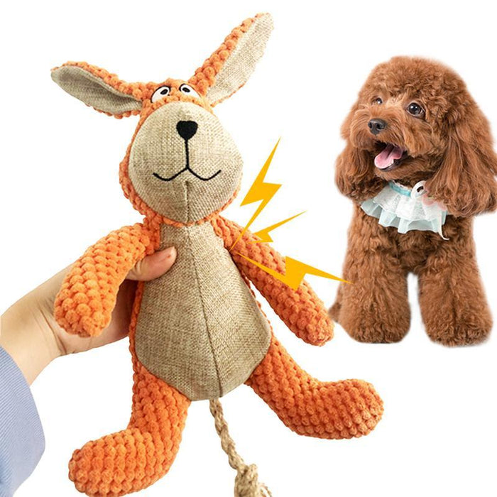 Juguete de peluche para perros que chirría - EL ENVÍO ESTÁ INCLUIDO EN EL PRECIO DE ESTE PRODUCTO