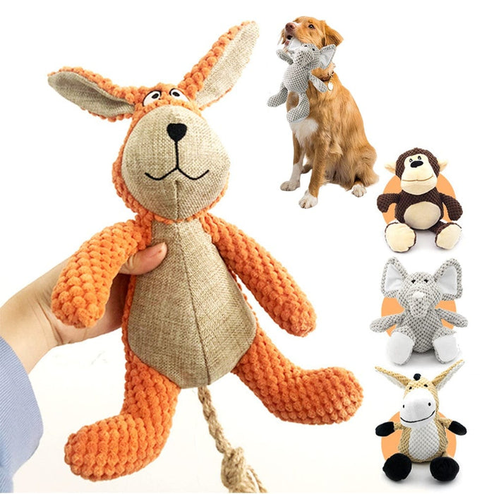 Juguete de peluche para perros que chirría - EL ENVÍO ESTÁ INCLUIDO EN EL PRECIO DE ESTE PRODUCTO