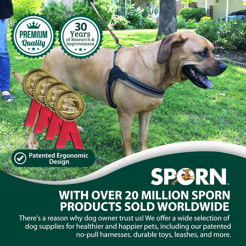 Sporn Easy Fit Dog Harness Gray Medium 19" to 25" Girth (49cm-66cm)