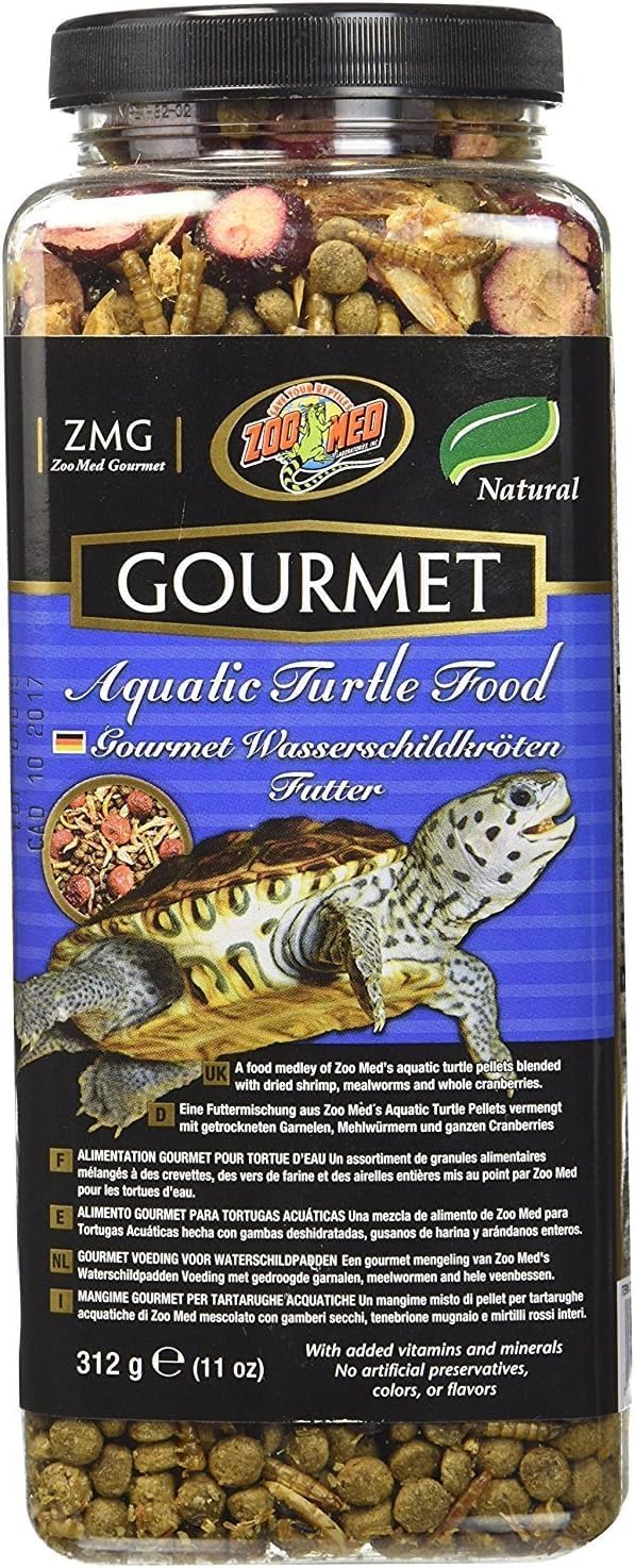Zoo Med Gourmet Aquatic Turtle Dry Food 12 oz