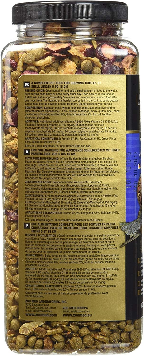 Zoo Med Gourmet Aquatic Turtle Dry Food 12 oz