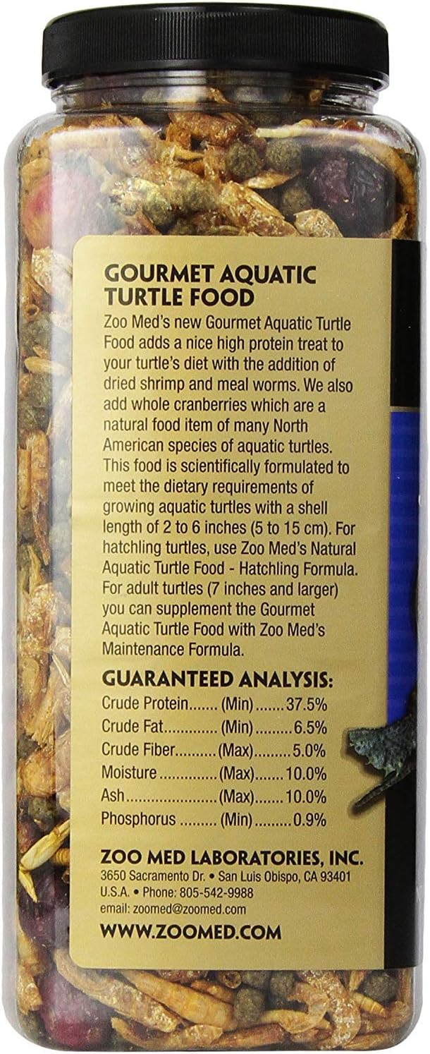 Zoo Med Gourmet Aquatic Turtle Dry Food 12 oz