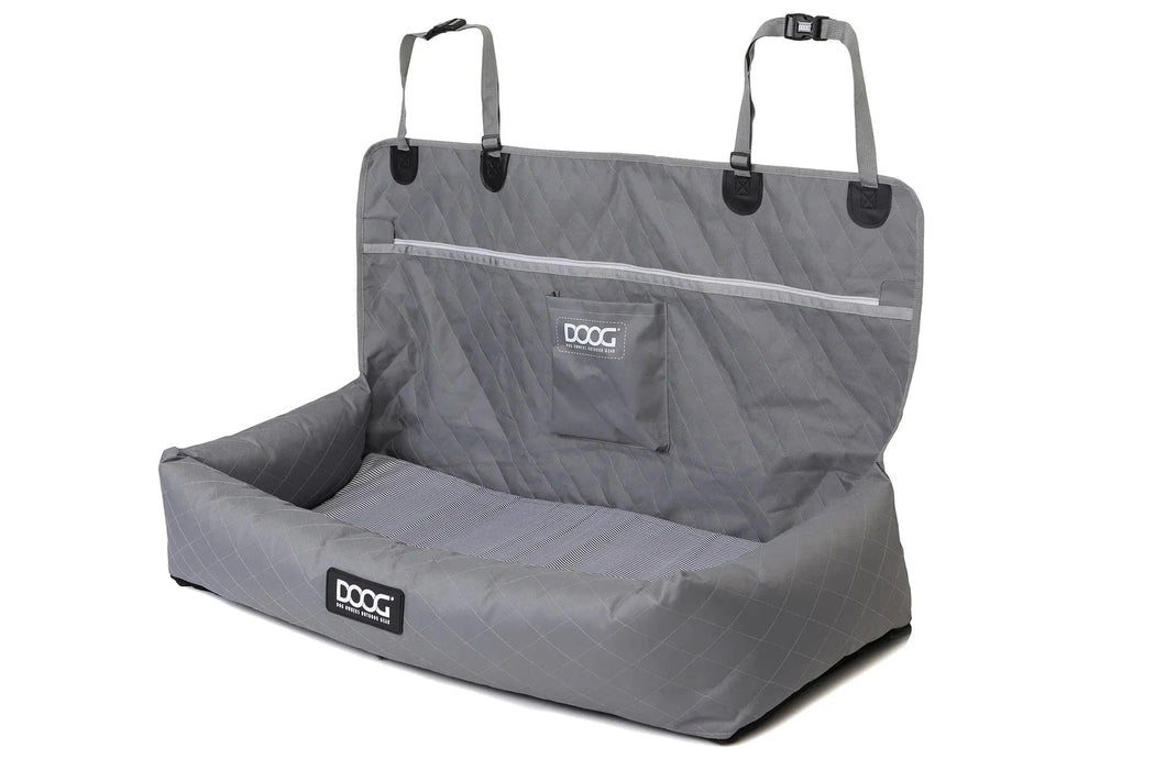 DOOG Pet Car Seat Large Grey 39.5" x 15.6"