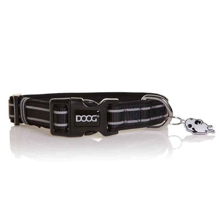 DOOG Neoprene Dog Collar Lassie Black