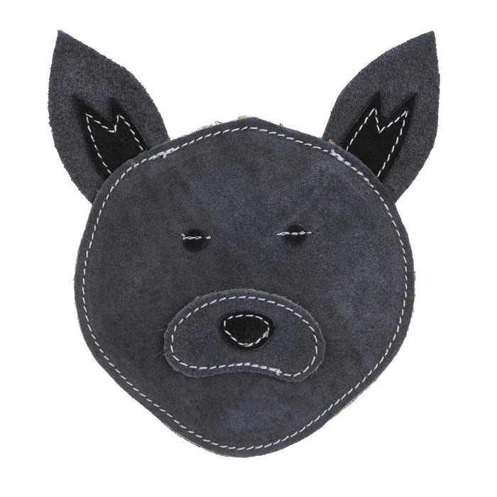 Juguete masticable para perros DOOG Country Tails Grey Face, color gris, 5,51" x 1,18" x 6,29"