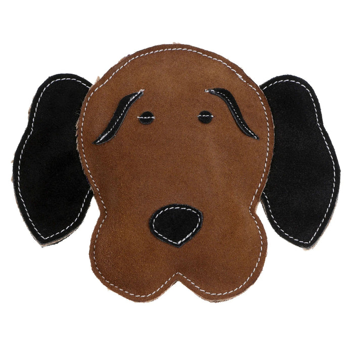 Juguete masticable para perros DOOG Country Tails Brown Face, color marrón, 7,48" x 1,18" x 6,29"